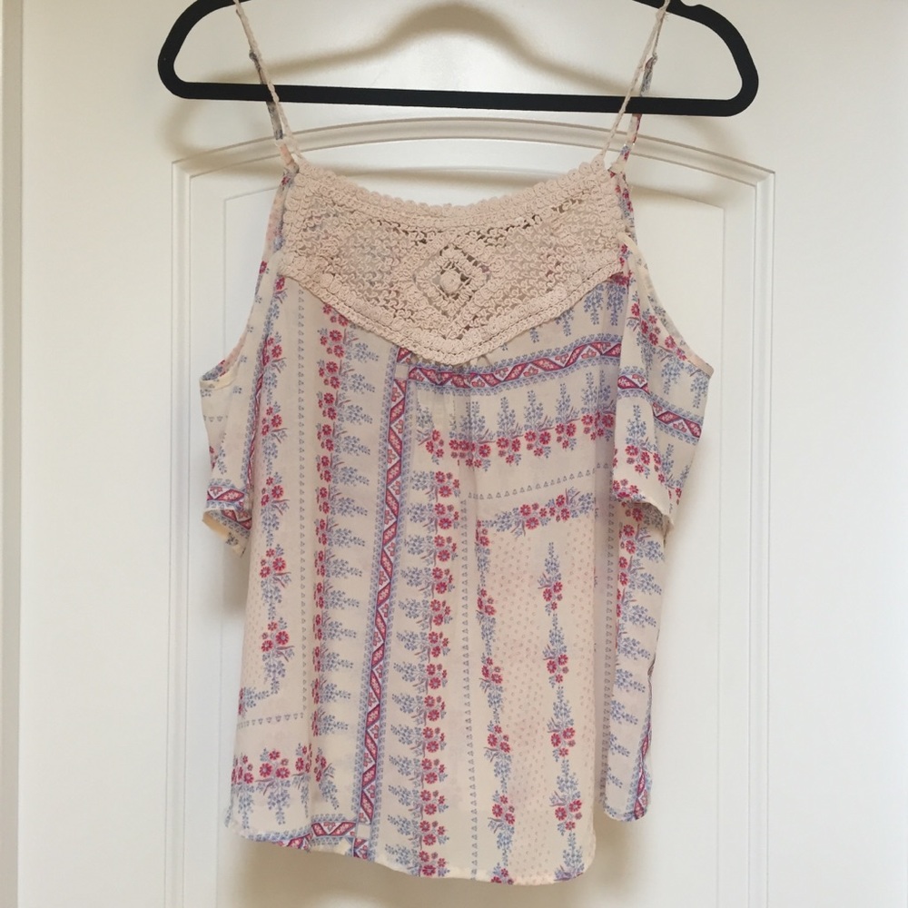 American Rag Cold Shoulder Top - Picture 2 of 5